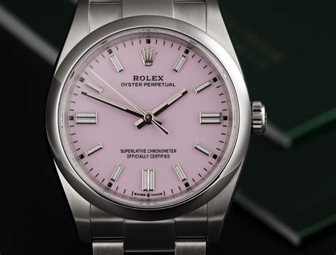 rolex 126000 pink|Rolex 126000 candy pink.